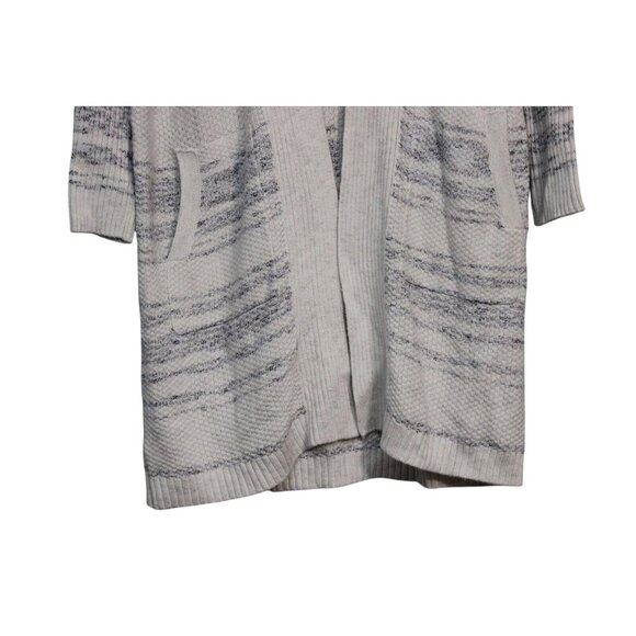 J Jill Purejill Long Cardigan Sweater Small Knit Open Cotton Coastal Lagenlook - Picture 4 of 13